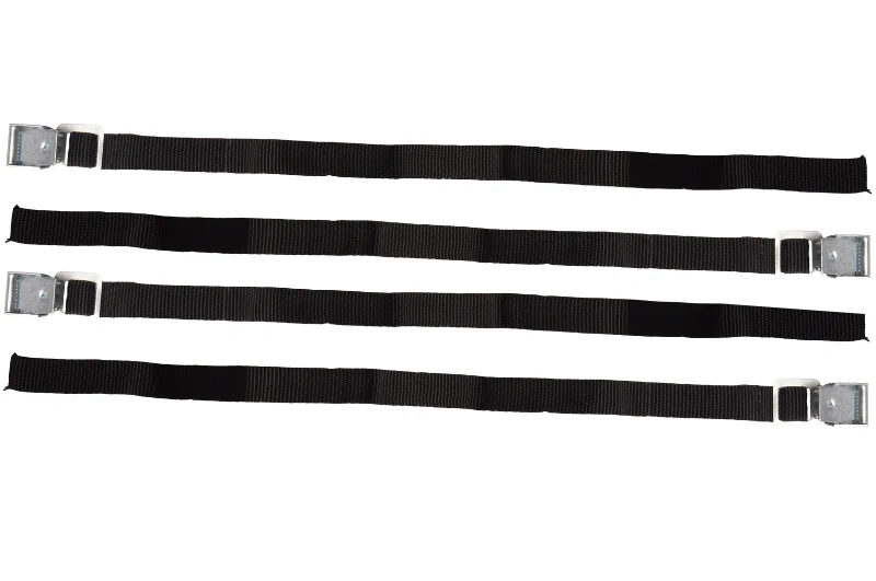 4 Stück Spanngurte - 40x1,8 cm - schwarz - für Fahrradträger - Image 2