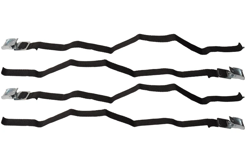 4 Stück Spanngurte - 40x1,8 cm - schwarz - für Fahrradträger - Image 3